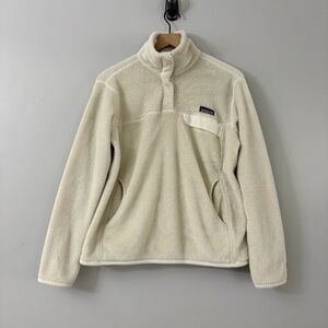 Patagonia Oatmeal Plush Fleece Pullover Sweatshirt